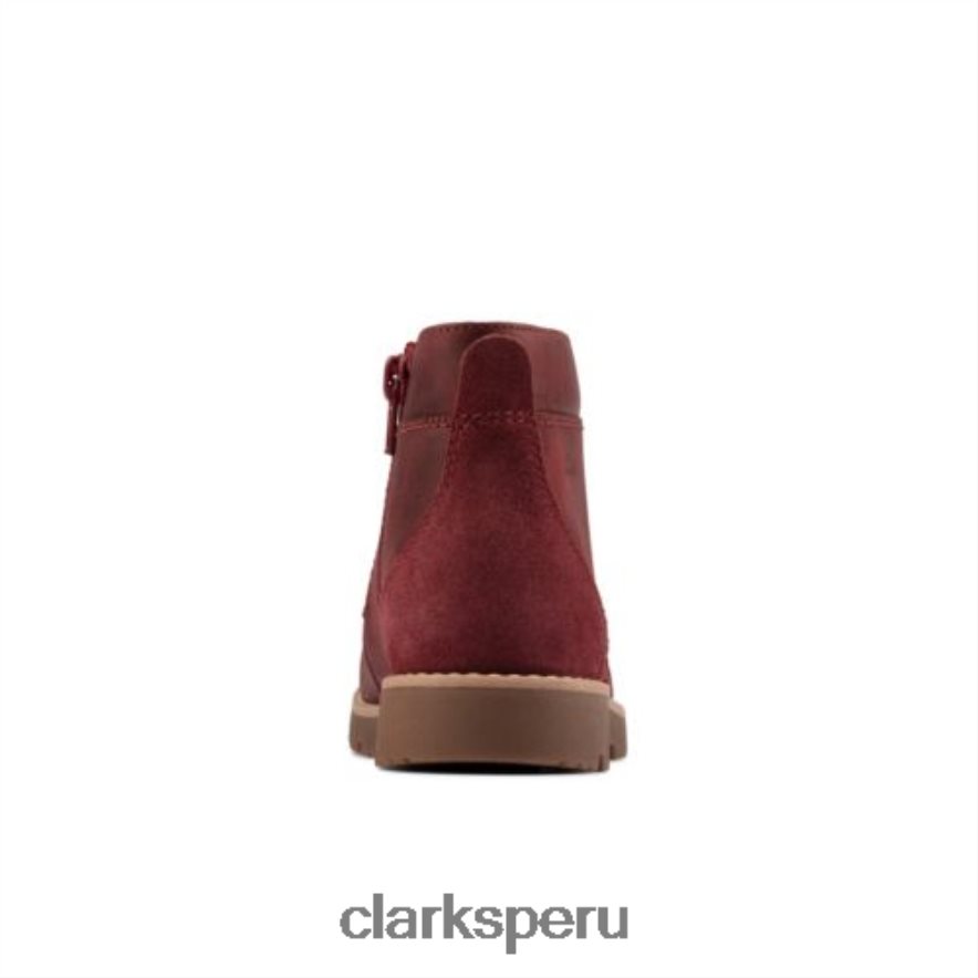 clarks merlot heath lace inf g fit unisexo Clarks 40N4LX4788 merlot