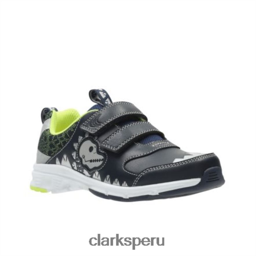 clarks pass rex inf g fit azul marino unisexo Clarks 40N4LX4970 Armada