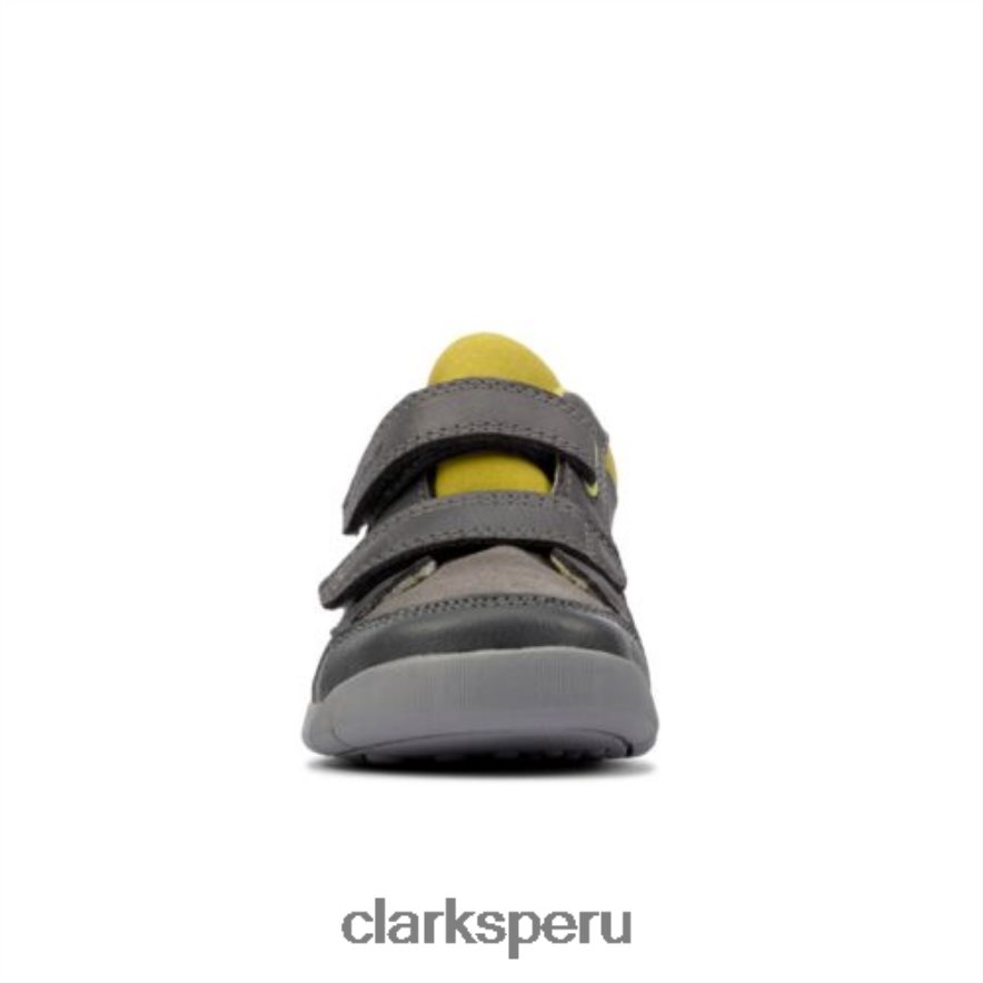 clarks rex park fst f fit cuero gris unisexo Clarks 40N4LX4780 cuero gris