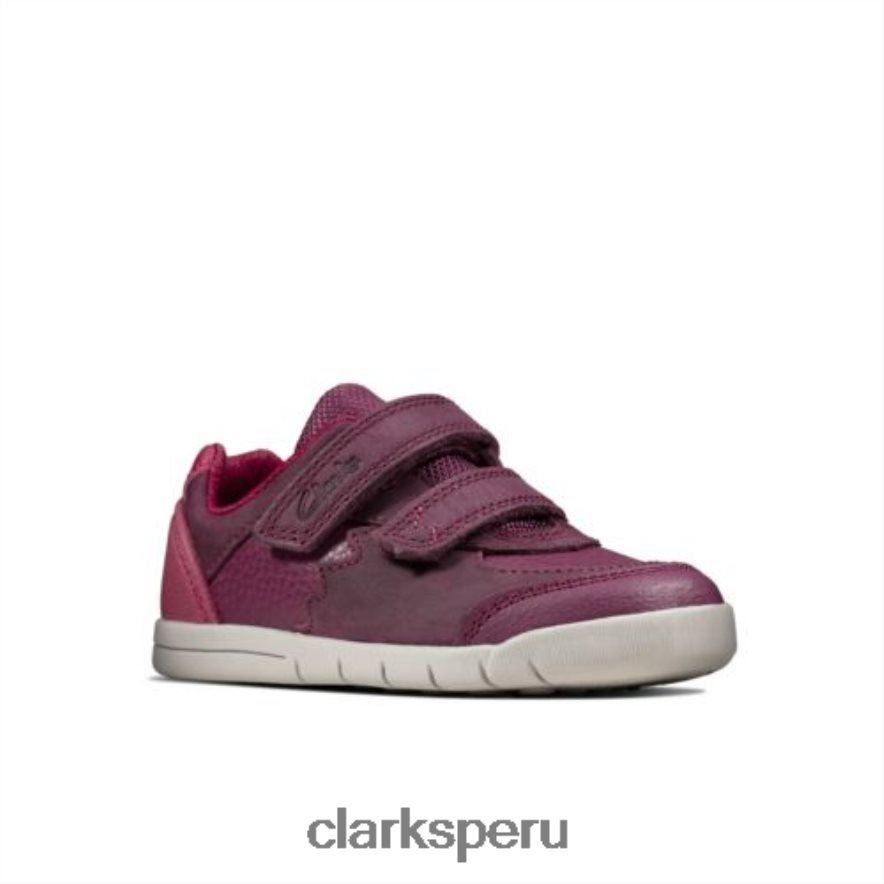 clarks rex quest fst g fit berry combi unisexo Clarks 40N4LX4706 combinación de bayas