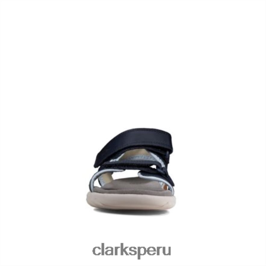 clarks rocco wave jnr g fit azul marino combinado unisexo Clarks 40N4LX4858 combinado azul marino