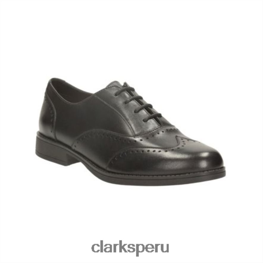 clarks sami flash bl g fit de cuero negro unisexo Clarks 40N4LX4748 cuero negro
