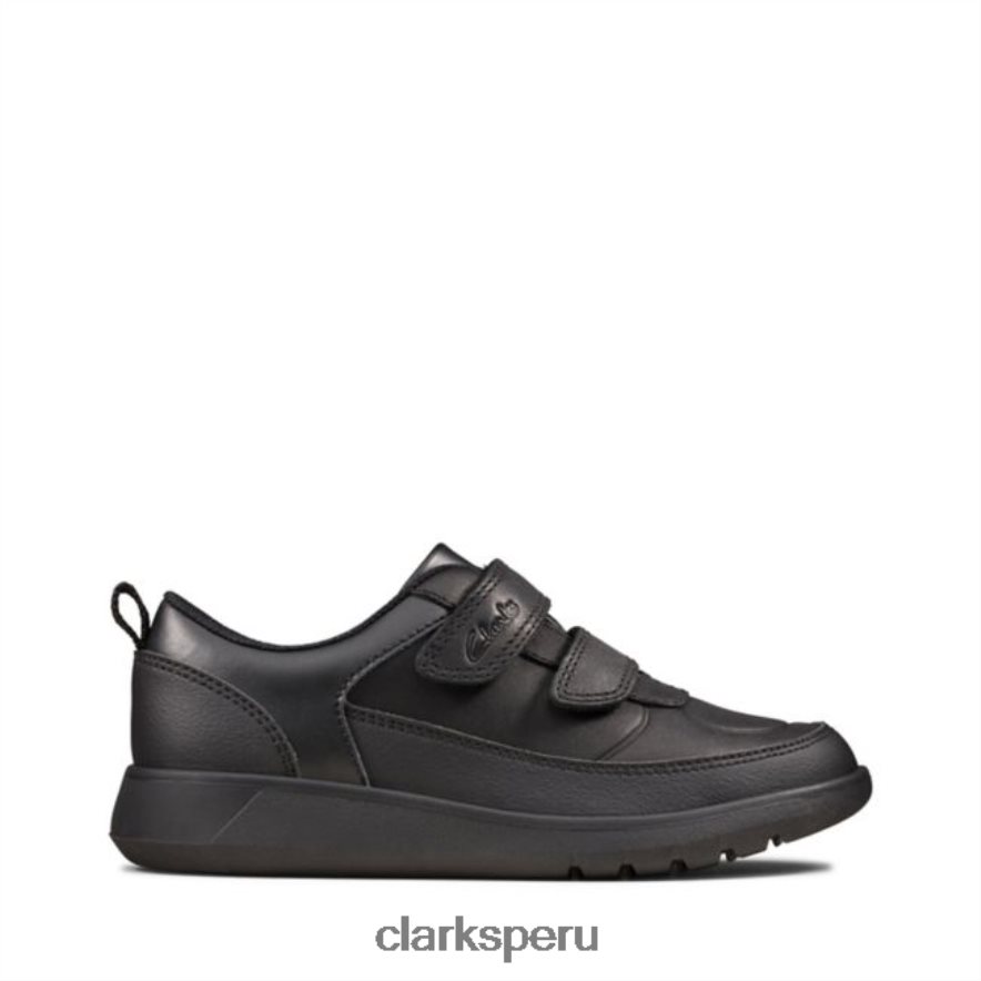 clarks scape flare niño cuero negro cuero negro unisexo Clarks 40N4LX5834 cuero negro