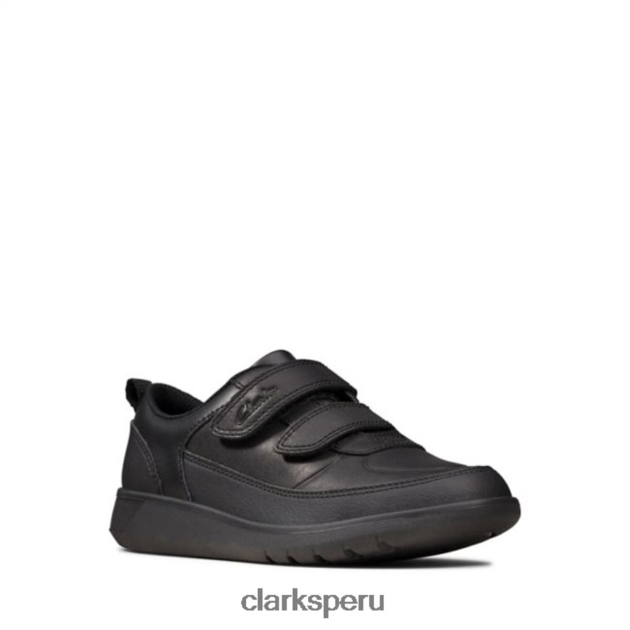 clarks scape flare niño cuero negro cuero negro unisexo Clarks 40N4LX5834 cuero negro
