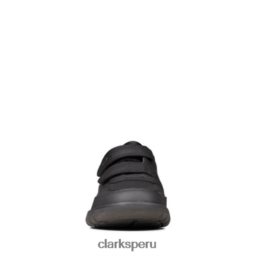 clarks scape flare niño cuero negro cuero negro unisexo Clarks 40N4LX5834 cuero negro