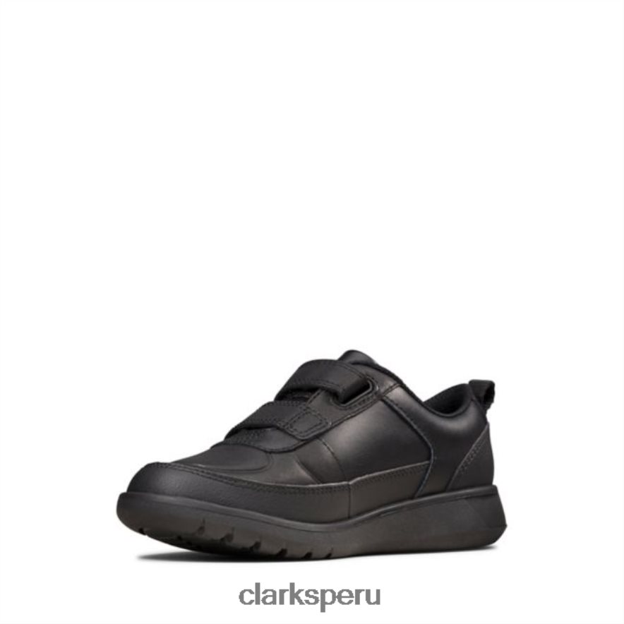 clarks scape flare niño cuero negro cuero negro unisexo Clarks 40N4LX5834 cuero negro