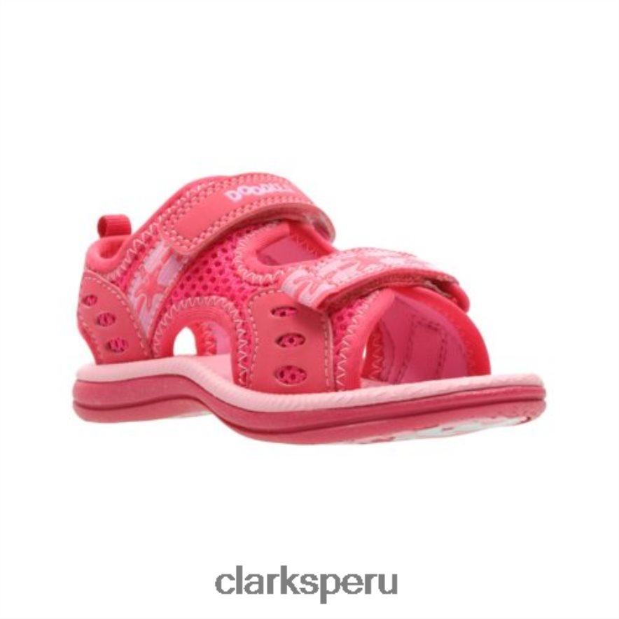 clarks star games pre f fit rosa textil unisexo Clarks 40N4LX4626 textil rosa