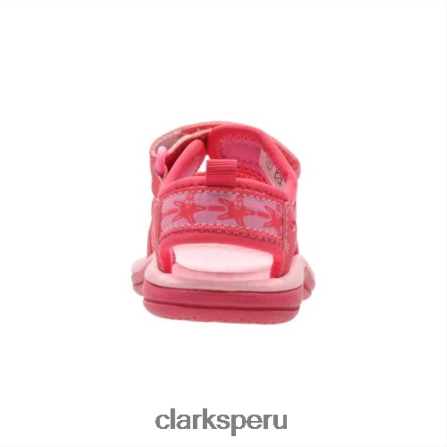 clarks star games pre f fit rosa textil unisexo Clarks 40N4LX4626 textil rosa