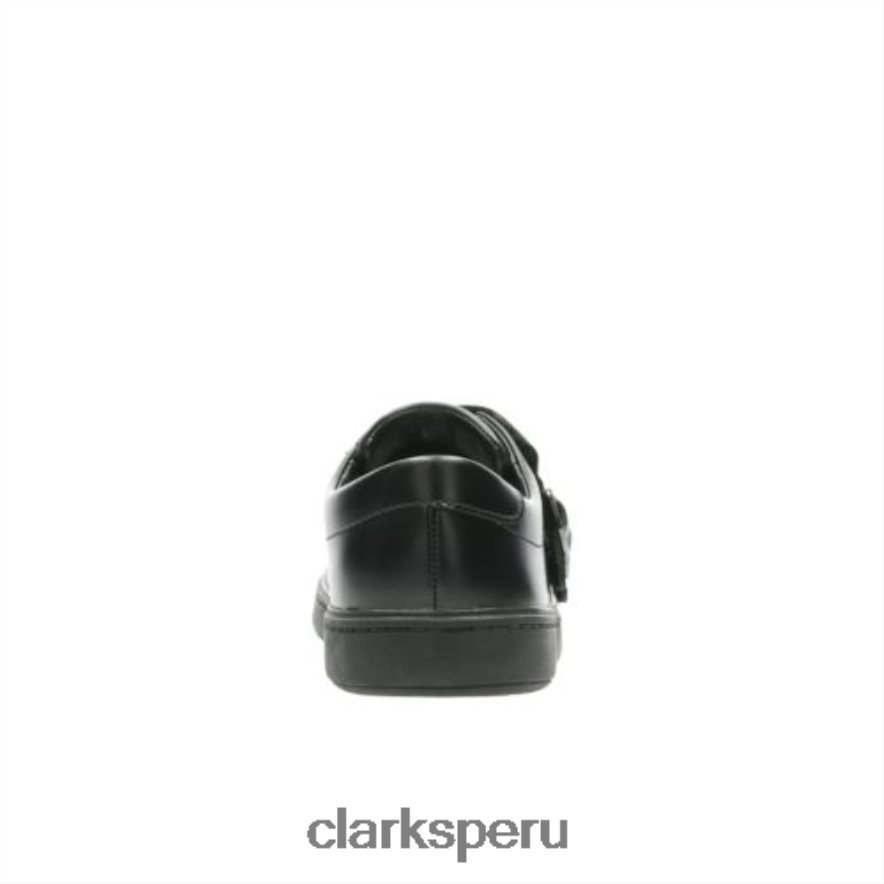 clarks street stride jnr g fit cuero negro unisexo Clarks 40N4LX4989 cuero negro
