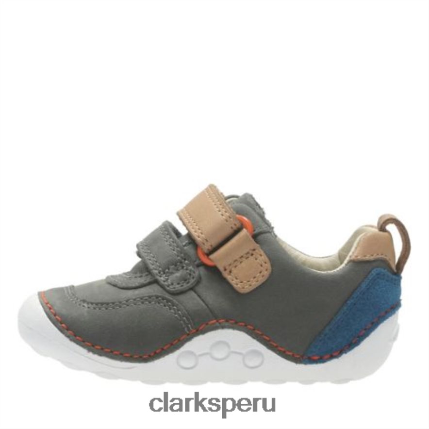 cuero gris ti ny aspire fst g fit clarks unisexo Clarks 40N4LX4972 cuero gris