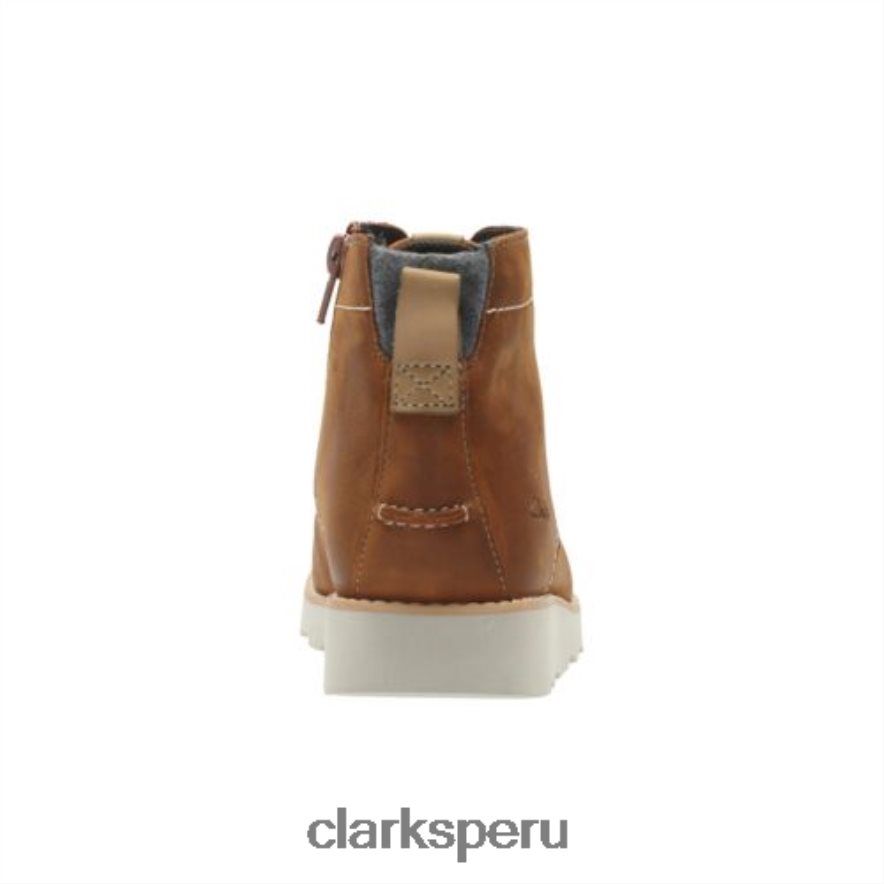 dexy top jnr f fit clarks marrón unisexo Clarks 40N4LX4805 marrón