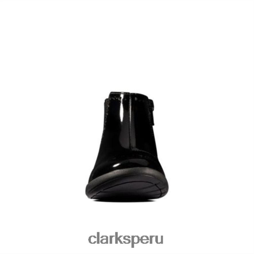 grabar forma inf g fit clarks patente negra unisexo Clarks 40N4LX4583 charol negro