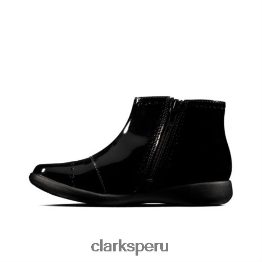 grabar forma inf g fit clarks patente negra unisexo Clarks 40N4LX4583 charol negro