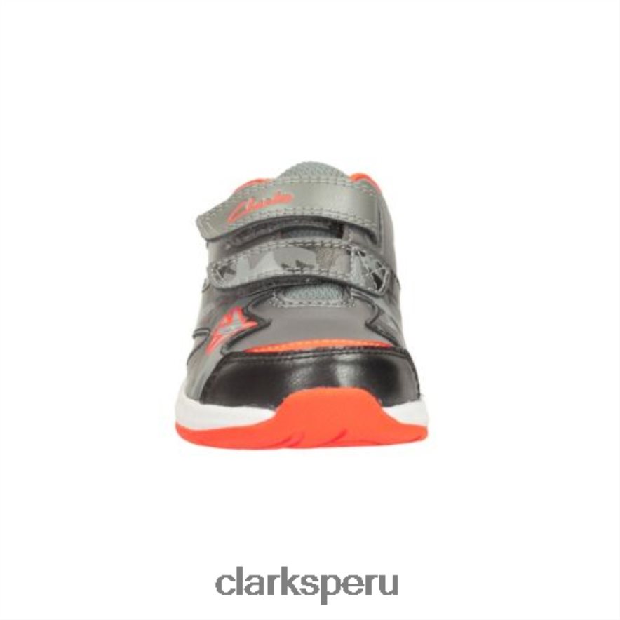 gris clarks piper fun jnr f fit unisexo Clarks 40N4LX4971 gris