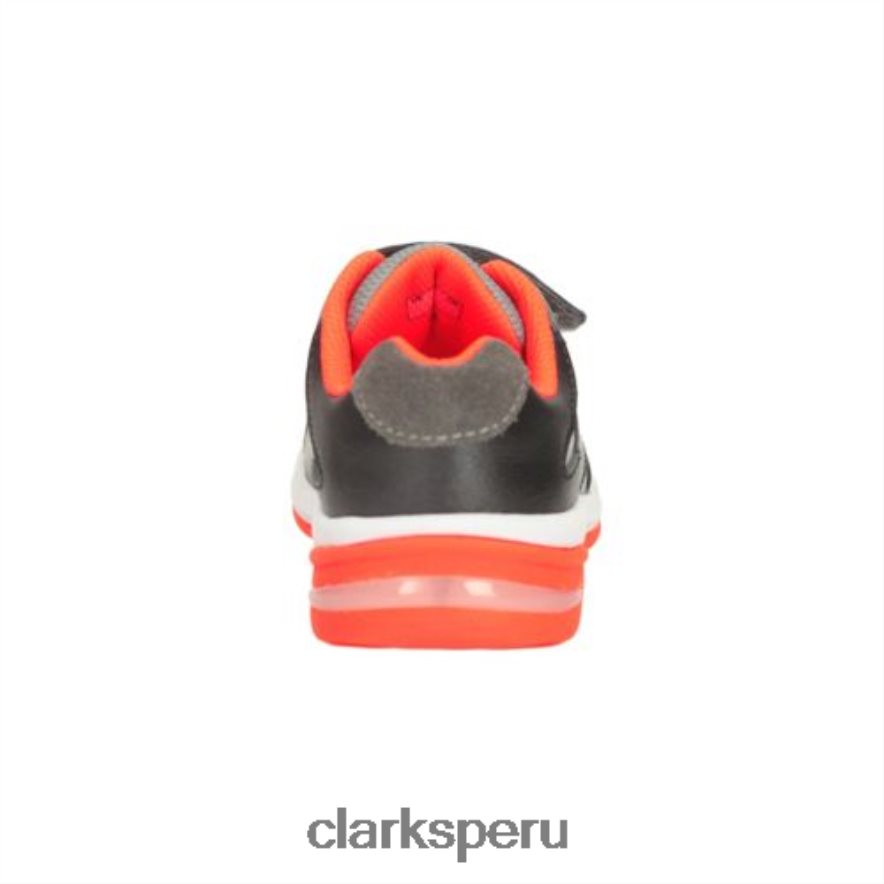 gris clarks piper fun jnr f fit unisexo Clarks 40N4LX4971 gris