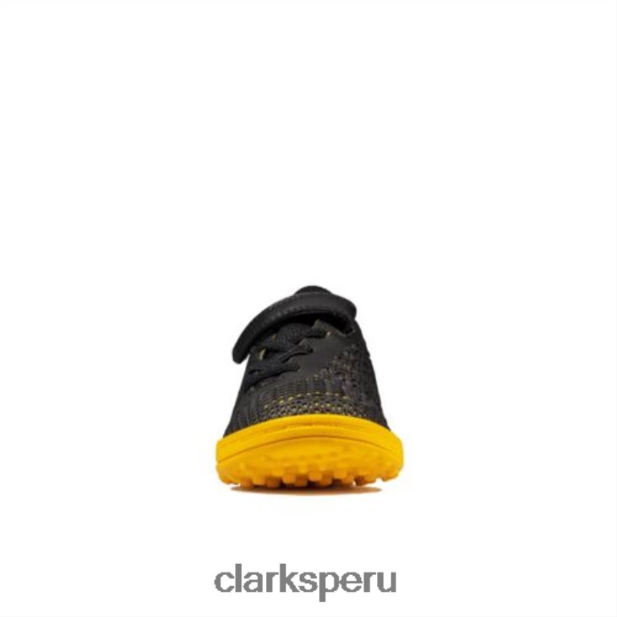 negro/amarillo bajo premio swift jnr f fit clarks unisexo Clarks 40N4LX4940 amarillo negro