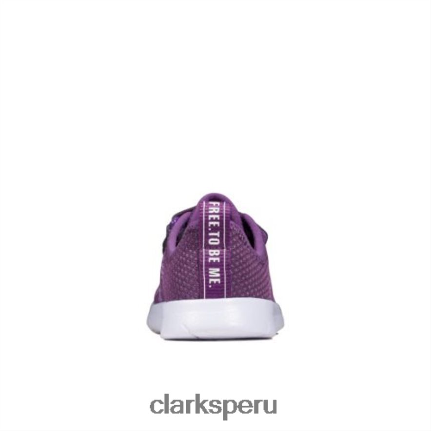 púrpura ath flux fst f fit clarks unisexo Clarks 40N4LX4708 púrpura