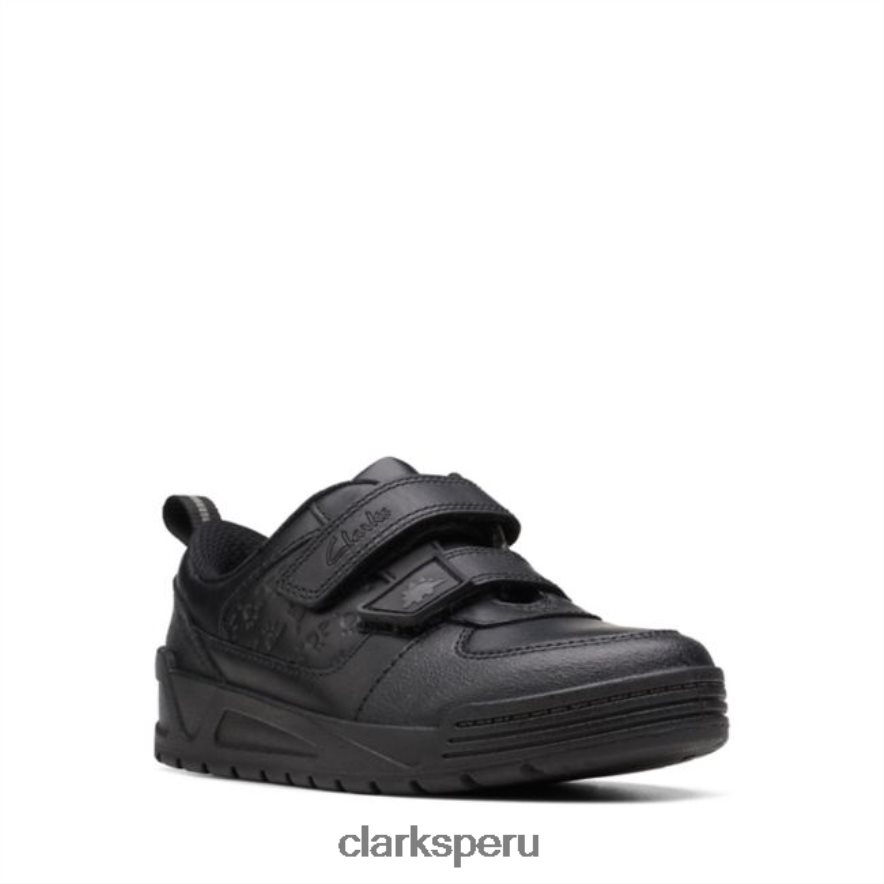 palmer steggy niño cuero negro clarks cuero negro unisexo Clarks 40N4LX5943 cuero negro