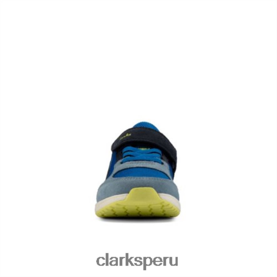 peine azul brillante clarks aeon flex inf g fit unisexo Clarks 40N4LX4939 peine azul brillante