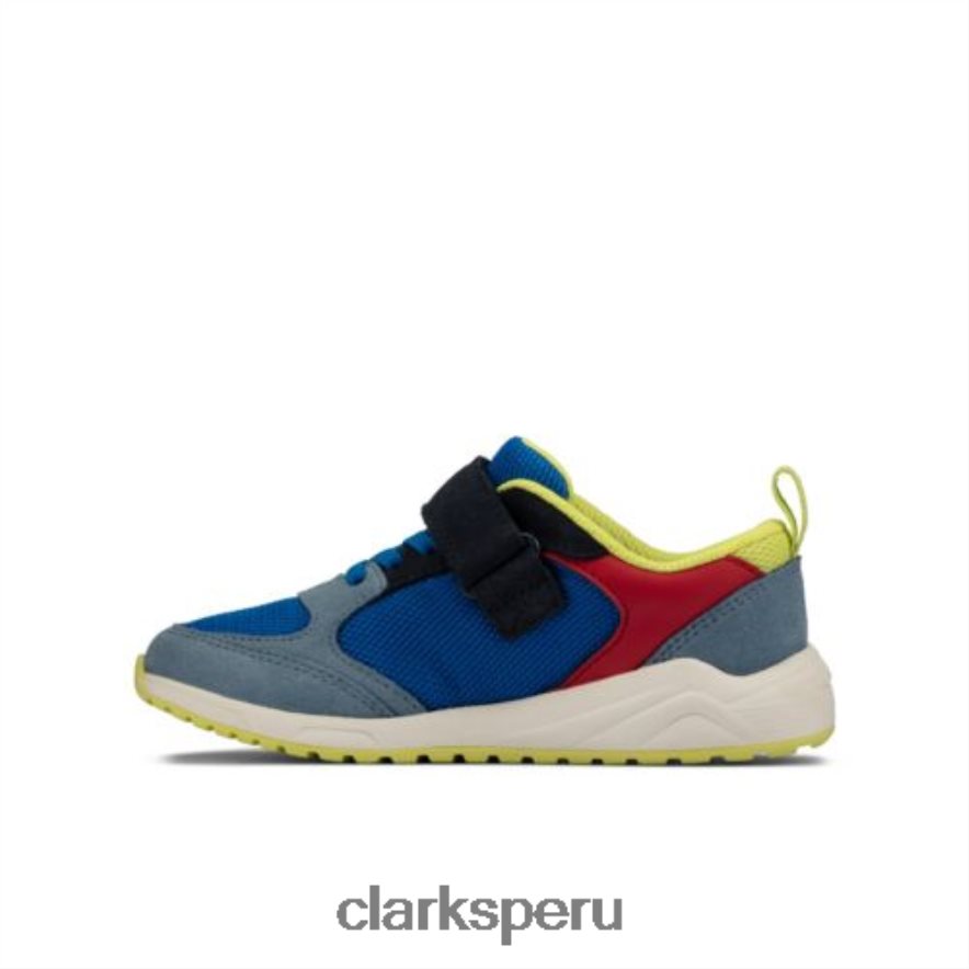 peine azul brillante clarks aeon flex inf g fit unisexo Clarks 40N4LX4939 peine azul brillante