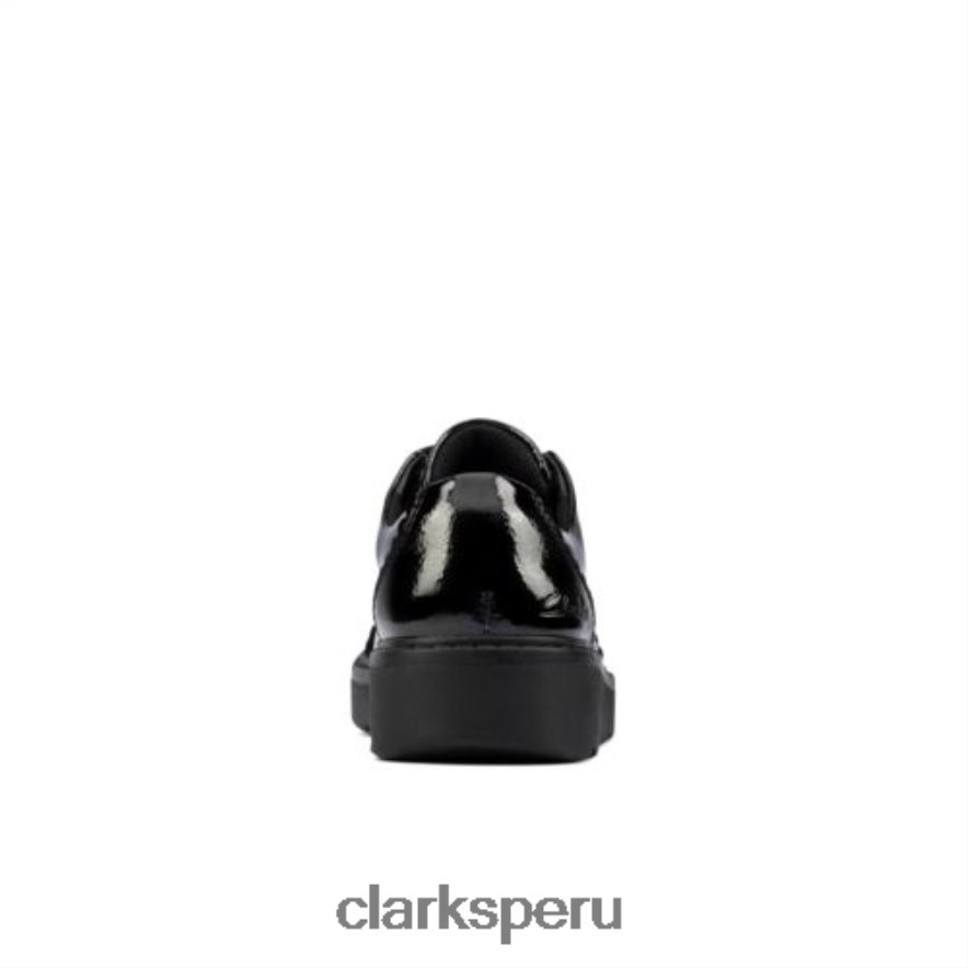 plajump inf f fit charol negro clarks unisexo Clarks 40N4LX4686 charol negro