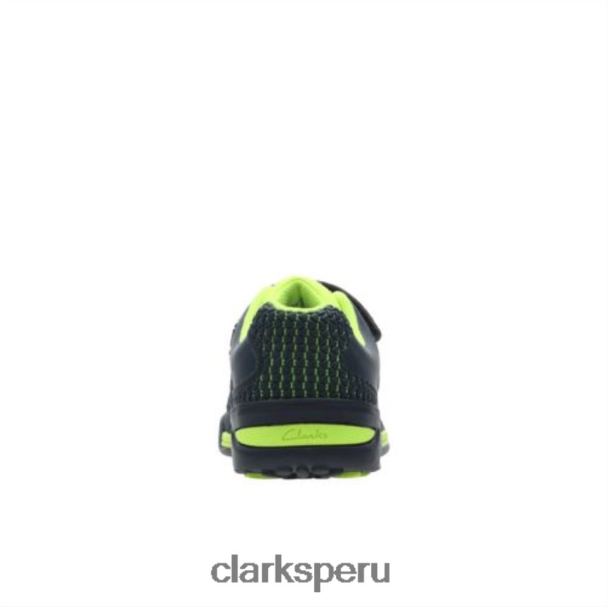 premio combinación azul marino blaze jnr f fit clarks unisexo Clarks 40N4LX5012 combinación azul marino