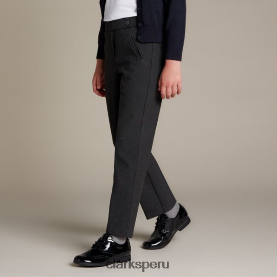 scala lace kid charol negro clarks charol negro unisexo Clarks 40N4LX5879 charol negro