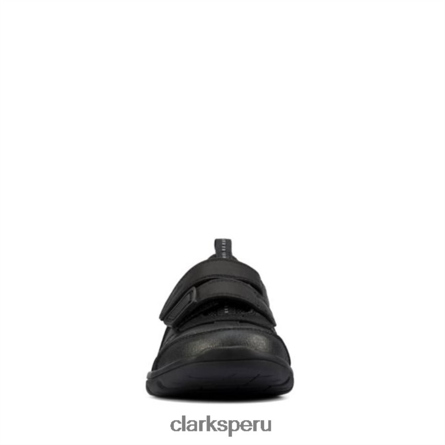 scooter de cuero negro run kid clarks de cuero negro unisexo Clarks 40N4LX5860 cuero negro