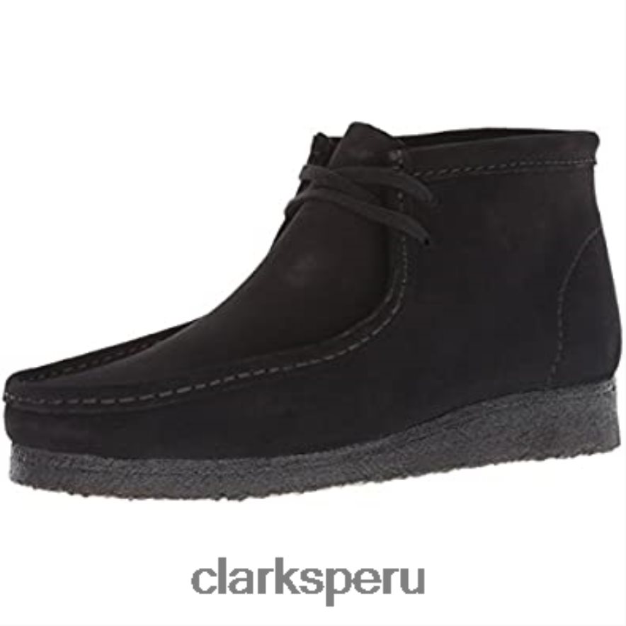 Botas chukka wallabee de clarks de ante negro para hombre hombres Clarks 40N4LX2520 ante negro