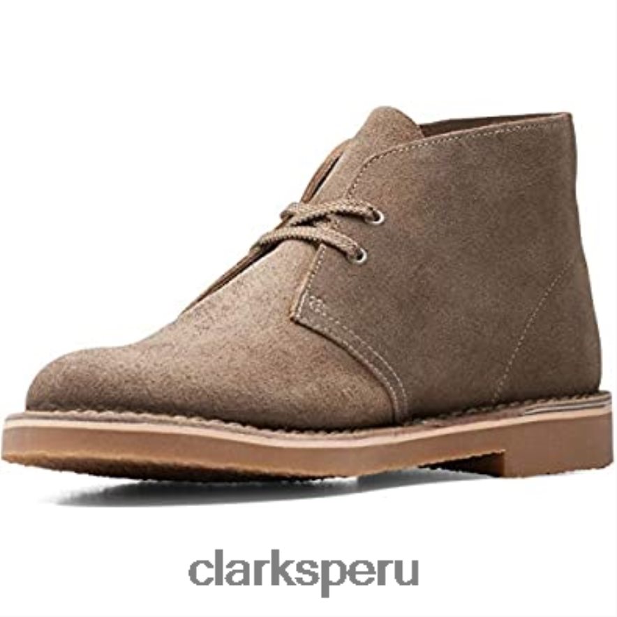 bota chukka bushacre 3 para hombre clarks sand encerado ante hombres Clarks 40N4LX2085 gamuza encerada arena