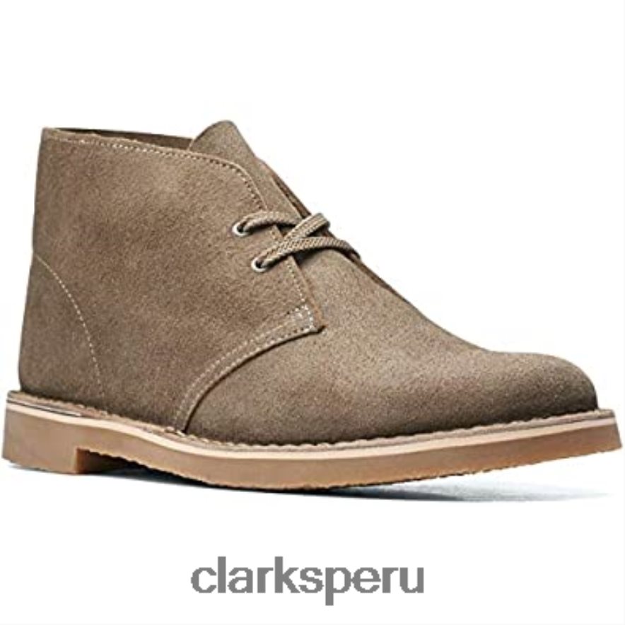 bota chukka bushacre 3 para hombre clarks sand encerado ante hombres Clarks 40N4LX2085 gamuza encerada arena