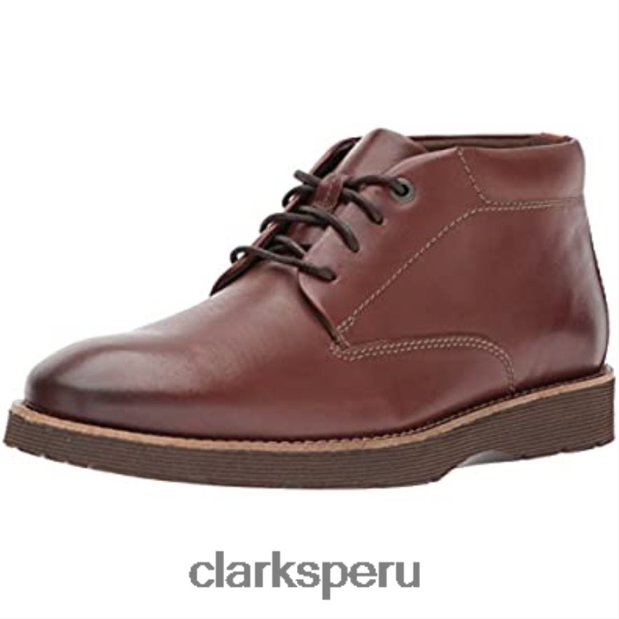 bota chukka media folcroft para hombre clarks dark tan hombres Clarks 40N4LX2509 bronceado oscuro