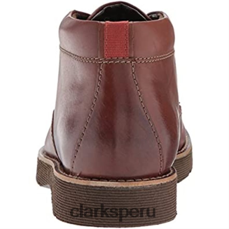 bota chukka media folcroft para hombre clarks dark tan hombres Clarks 40N4LX2509 bronceado oscuro