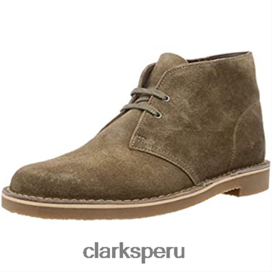 bota desierto clarks de gamuza arena para hombre bushacre 3 chukka hombres Clarks 40N4LX2976 gamuza arena