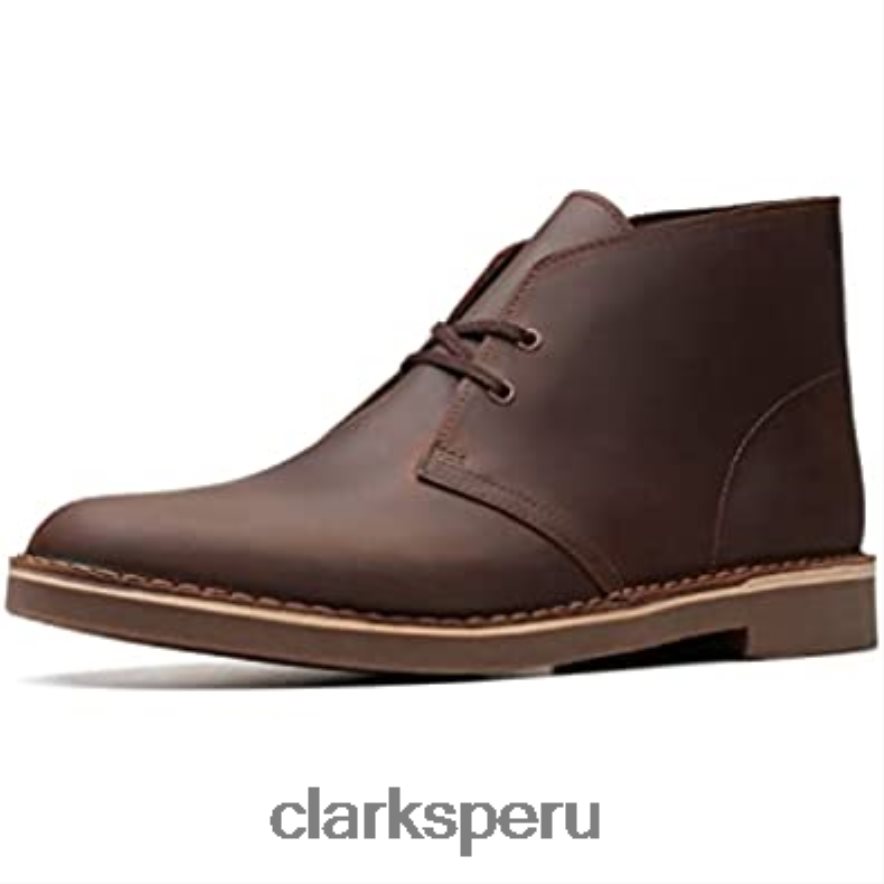 botas chukka bushacre 2 para hombre clarks marrón oscuro hombres Clarks 40N4LX1863 marron oscuro