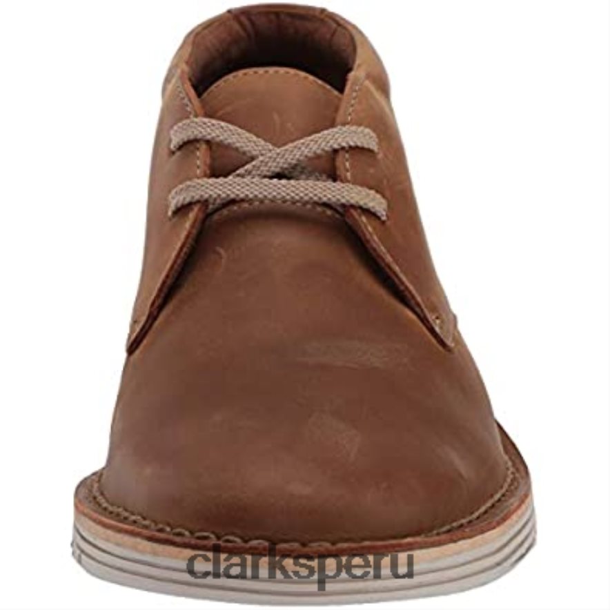 botas chukka forge stride para hombre clarks cuero tostado hombres Clarks 40N4LX2151 cuero marrón