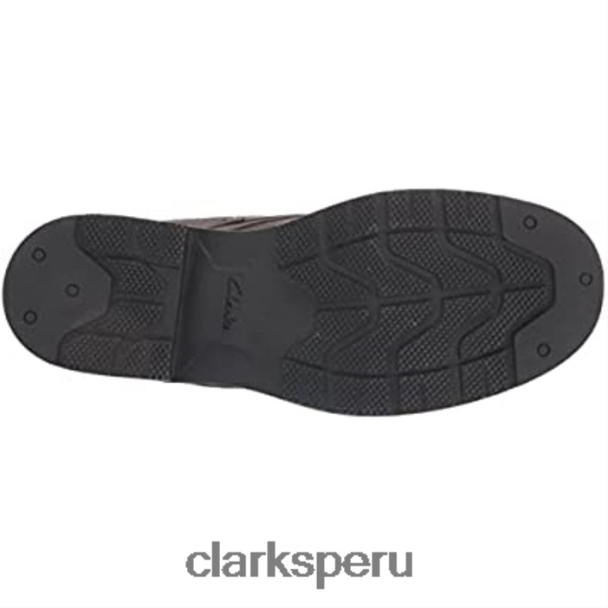 botas chukka morris peak impermeables para hombre cuero gris clarks hombres Clarks 40N4LX1510 cuero gris