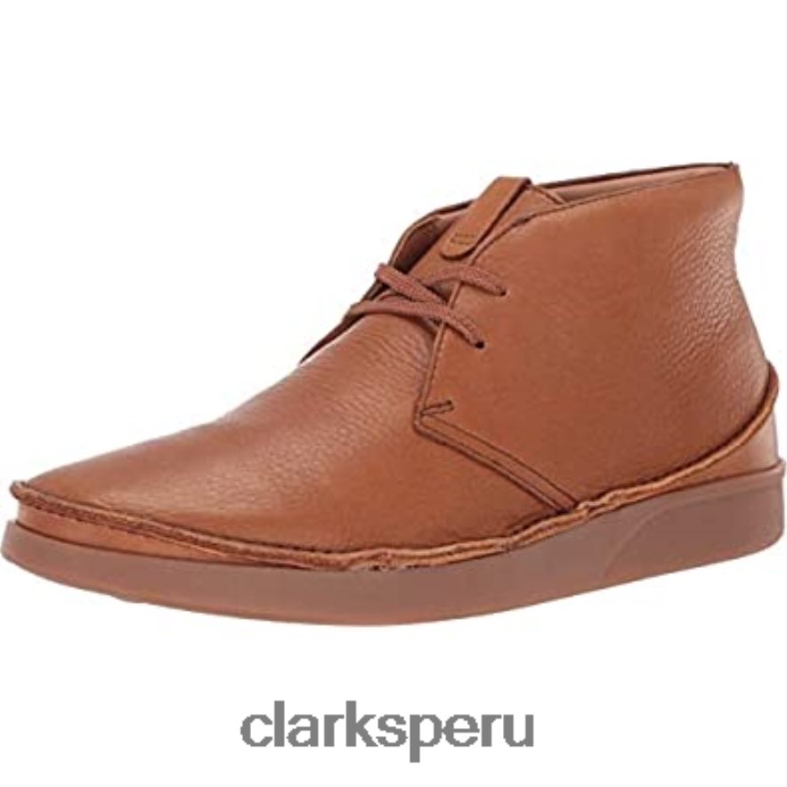 botas chukka oakland rise para hombre clarks cuero tostado oscuro hombres Clarks 40N4LX2269 cuero bronceado oscuro