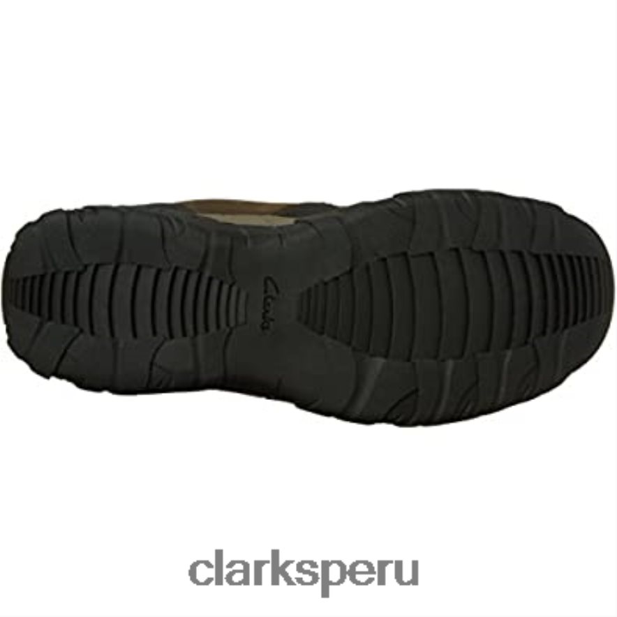 botas chukka wallbeck top para hombre cuero marrón clarks hombres Clarks 40N4LX2335 cuero marrón