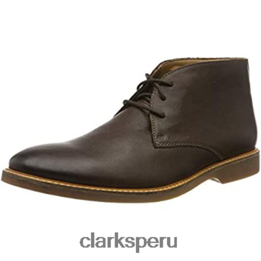 marrón marrón oscuro lea marrón oscuro lea botas chukka atticus limit para hombre clarks hombres Clarks 40N4LX2820 marrón marrón oscuro pasto marrón oscuro marrón oscuro