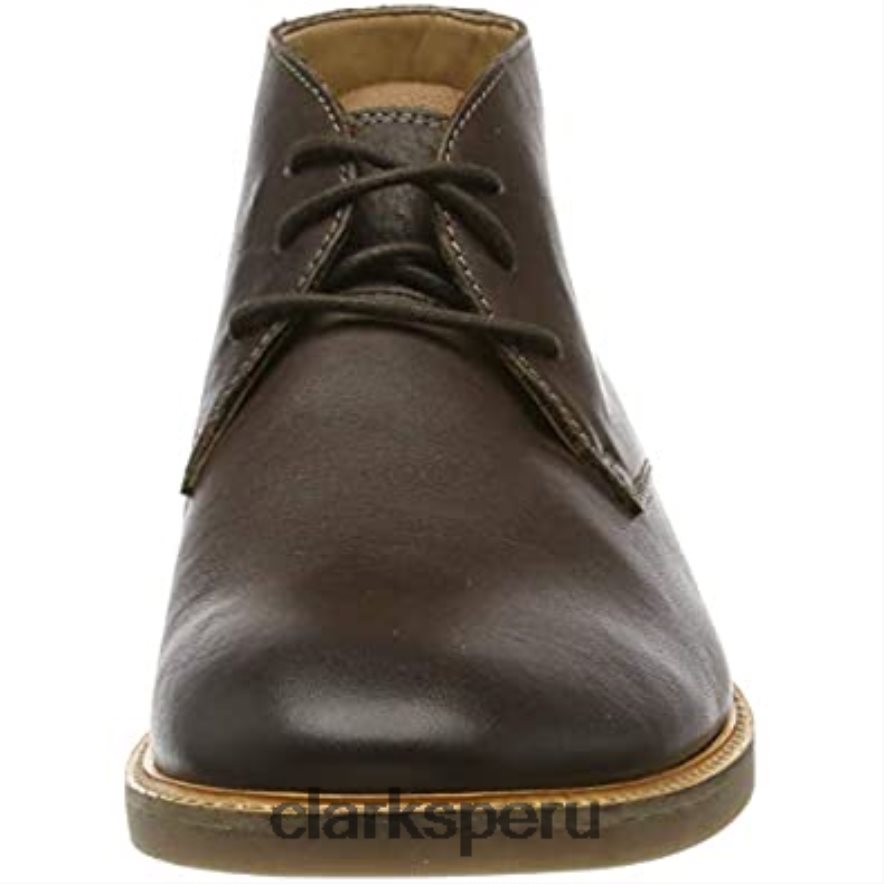 marrón marrón oscuro lea marrón oscuro lea botas chukka atticus limit para hombre clarks hombres Clarks 40N4LX2820 marrón marrón oscuro pasto marrón oscuro marrón oscuro