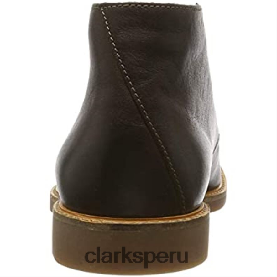 marrón marrón oscuro lea marrón oscuro lea botas chukka atticus limit para hombre clarks hombres Clarks 40N4LX2820 marrón marrón oscuro pasto marrón oscuro marrón oscuro