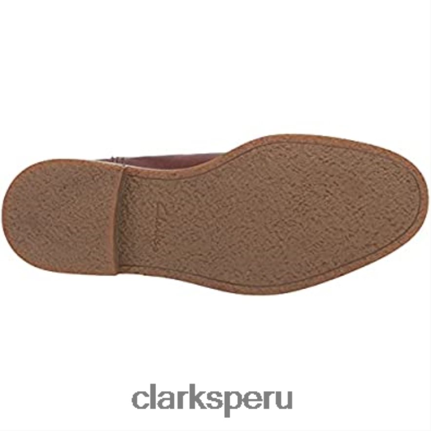Bota Chelsea clarks jaxen de cuero tostado para hombre hombres Clarks 40N4LX1200 cuero marrón