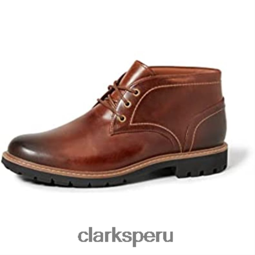 Botas Chelsea batcombe lo de Lea Clarks en marrón tostado oscuro hombres Clarks 40N4LX2227 marrón oscuro bronceado lea