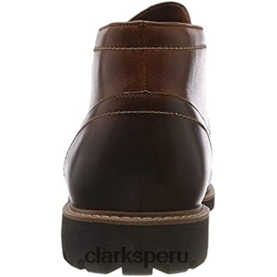 Botas Chelsea batcombe lo de Lea Clarks en marrón tostado oscuro hombres Clarks 40N4LX2227 marrón oscuro bronceado lea