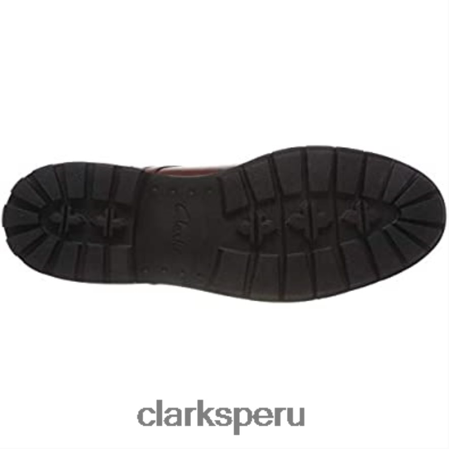 Botas Chelsea batcombe lo de Lea Clarks en marrón tostado oscuro hombres Clarks 40N4LX2227 marrón oscuro bronceado lea