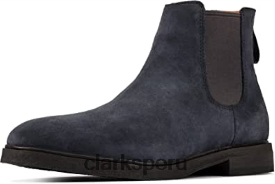 Botas chelsea clarks clarkdale gobi azul marino para hombre hombres Clarks 40N4LX2361 Armada