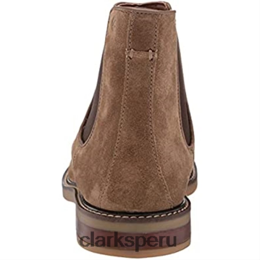 bota chelsea jaxen para hombre ante color topo clarks hombres Clarks 40N4LX2950 gamuza color topo