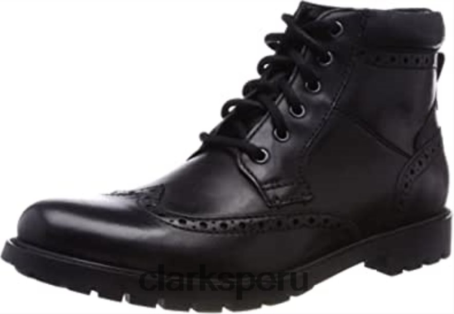 botas chelsea curington rise para hombre clarks negras hombres Clarks 40N4LX1221 negro negro suave lea