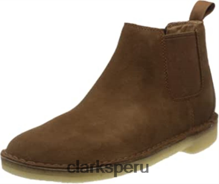 botas chelsea desierto hombre ante cola marrón ante cola ante clarks hombres Clarks 40N4LX1894 gamuza cola marrón gamuza cola